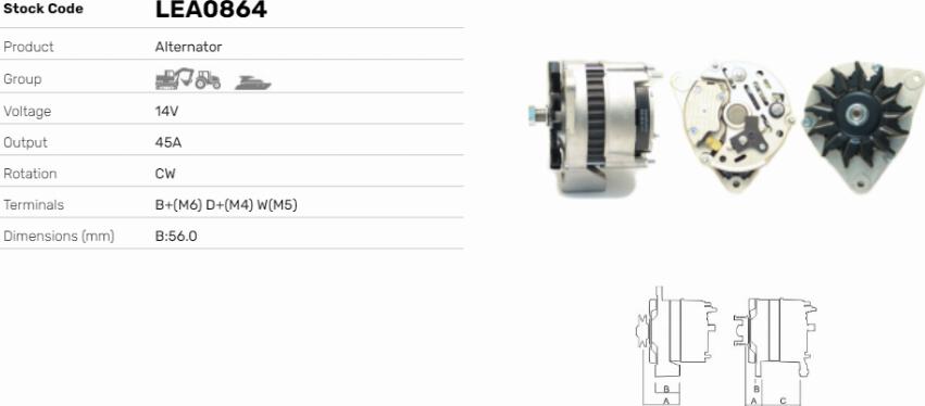 LE Part LEA0864 - Alternateur cwaw.fr