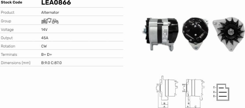 LE Part LEA0866 - Alternateur cwaw.fr