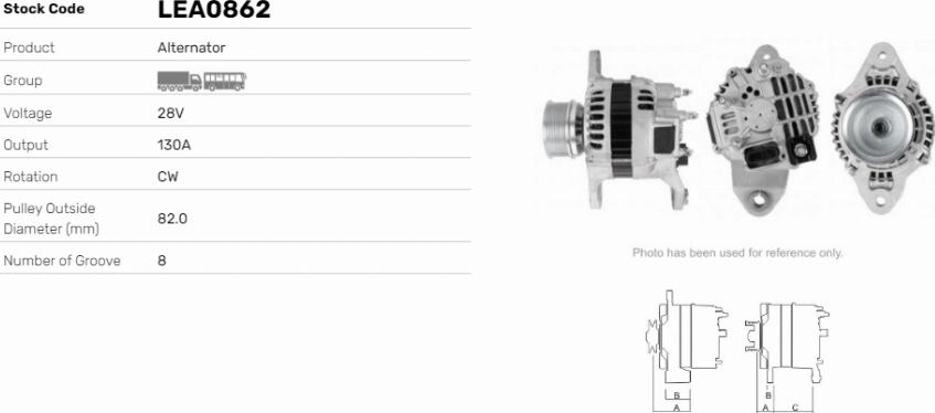 LE Part LEA0862 - Alternateur cwaw.fr