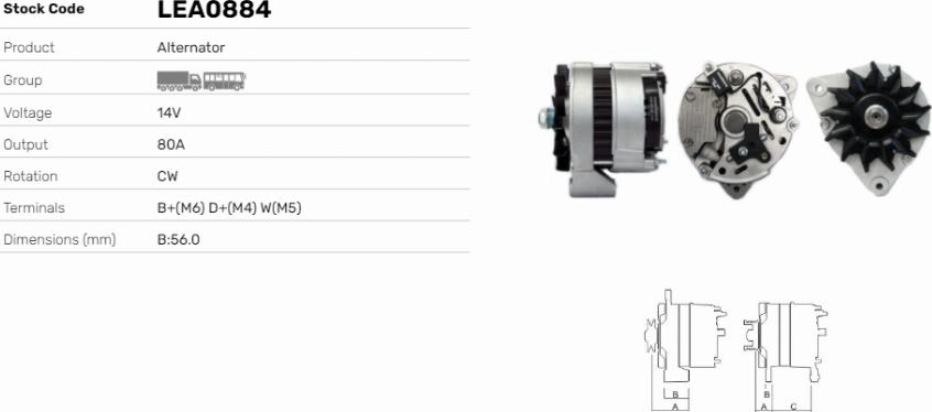 LE Part LEA0884 - Alternateur cwaw.fr