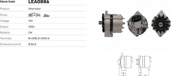 LE Part LEA0886 - Alternateur cwaw.fr