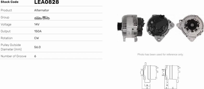 LE Part LEA0828 - Alternateur cwaw.fr