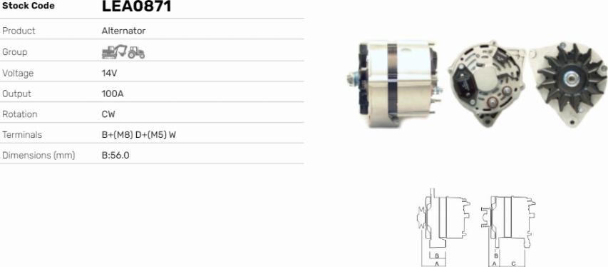 LE Part LEA0871 - Alternateur cwaw.fr