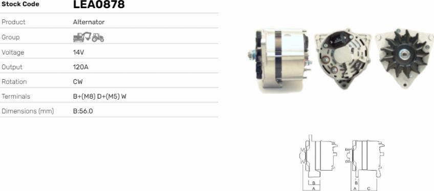 LE Part LEA0878 - Alternateur cwaw.fr