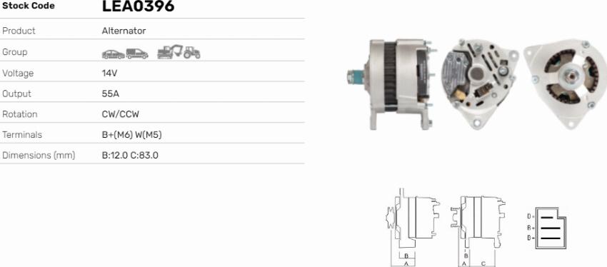 LE Part LEA0396 - Alternateur cwaw.fr