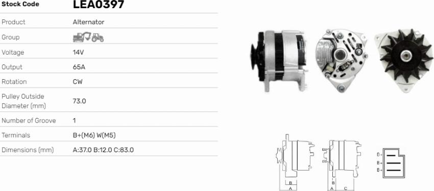 LE Part LEA0397 - Alternateur cwaw.fr