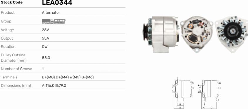 LE Part LEA0344 - Alternateur cwaw.fr