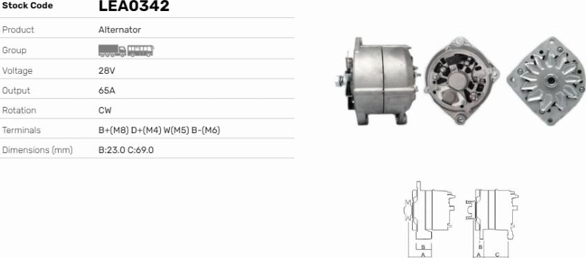 LE Part LEA0342 - Alternateur cwaw.fr