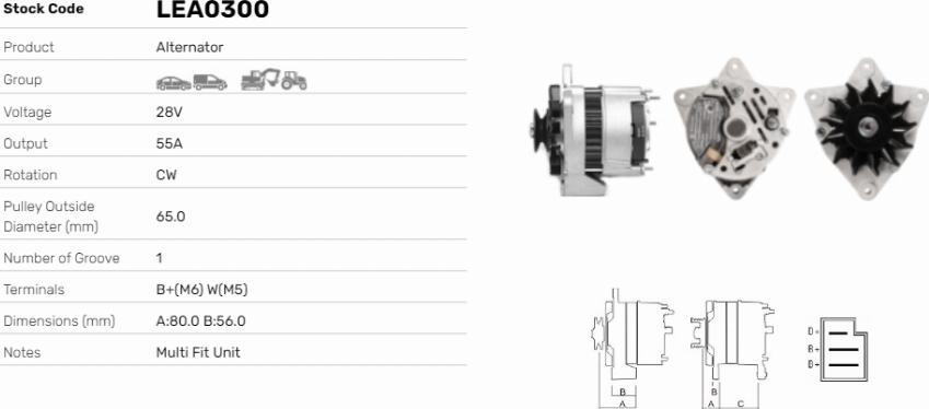 LE Part LEA0300 - Alternateur cwaw.fr