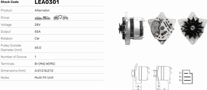 LE Part LEA0301 - Alternateur cwaw.fr