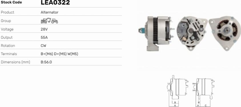 LE Part LEA0322 - Alternateur cwaw.fr