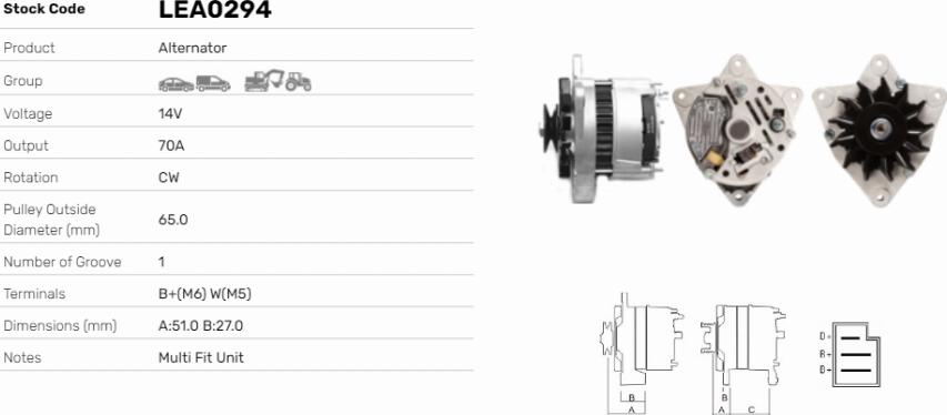 LE Part LEA0294 - Alternateur cwaw.fr