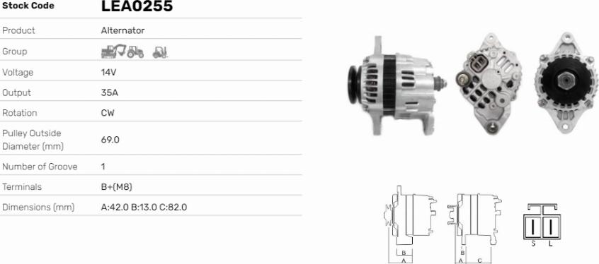 LE Part LEA0255 - Alternateur cwaw.fr