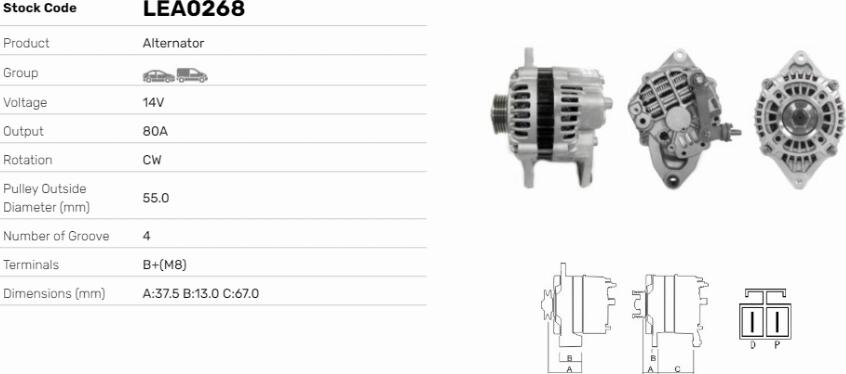 LE Part LEA0268 - Alternateur cwaw.fr