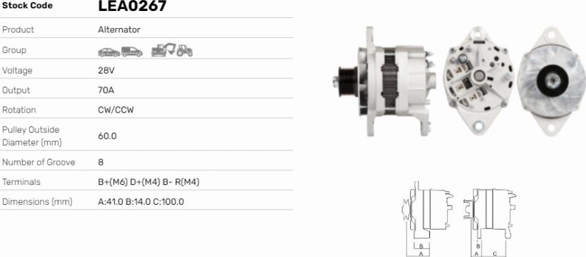LE Part LEA0267 - Alternateur cwaw.fr