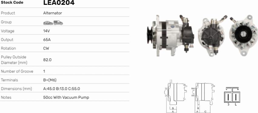 LE Part LEA0204 - Alternateur cwaw.fr
