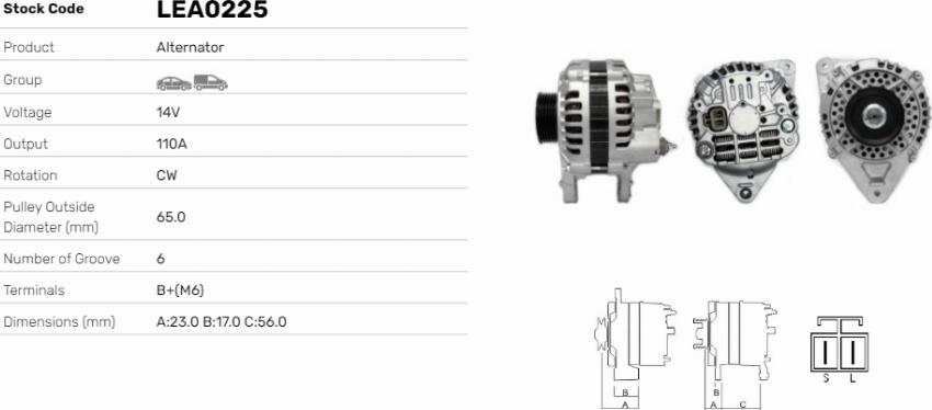 LE Part LEA0225 - Alternateur cwaw.fr