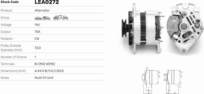 LE Part LEA0272 - Alternateur cwaw.fr