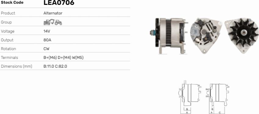 LE Part LEA0706 - Alternateur cwaw.fr
