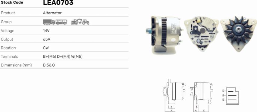 LE Part LEA0703 - Alternateur cwaw.fr