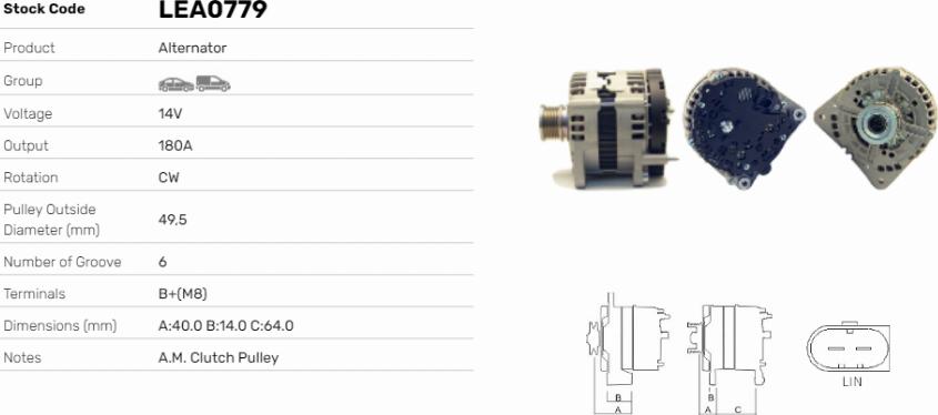 LE Part LEA0779 - Alternateur cwaw.fr