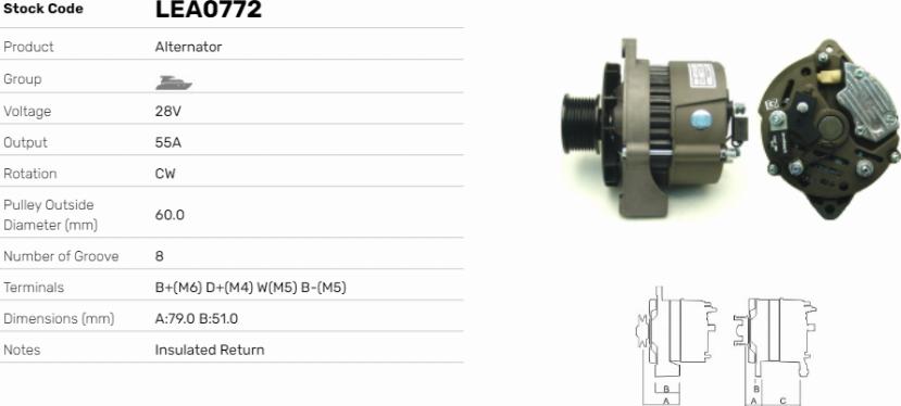 LE Part LEA0772 - Alternateur cwaw.fr