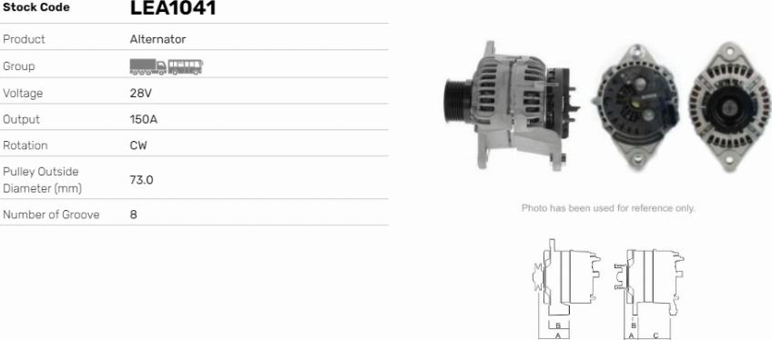 LE Part LEA1041 - Alternateur cwaw.fr