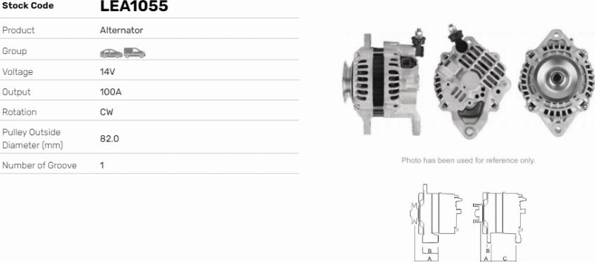 LE Part LEA1055 - Alternateur cwaw.fr