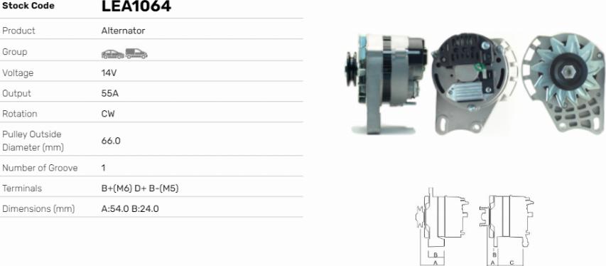 LE Part LEA1064 - Alternateur cwaw.fr