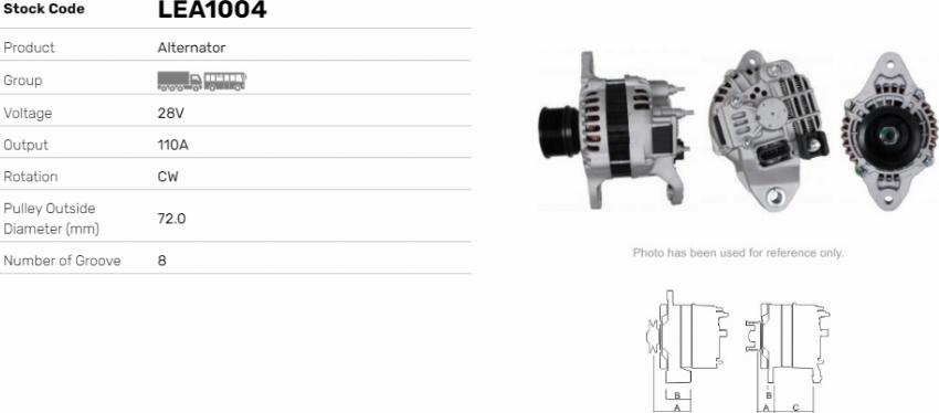 LE Part LEA1004 - Alternateur cwaw.fr