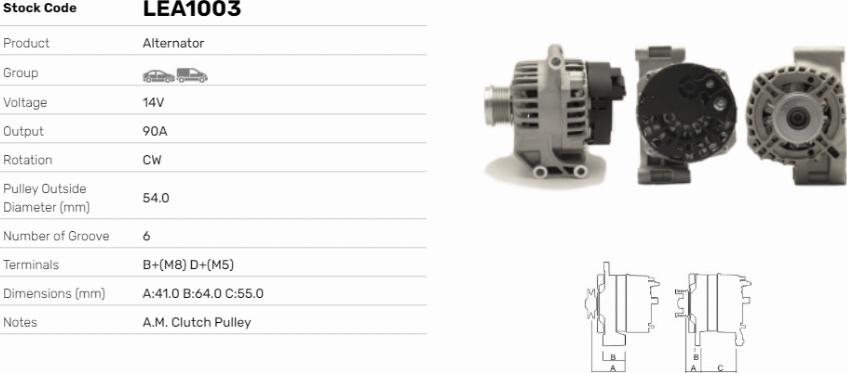 LE Part LEA1003 - Alternateur cwaw.fr