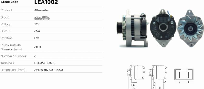 LE Part LEA1002 - Alternateur cwaw.fr