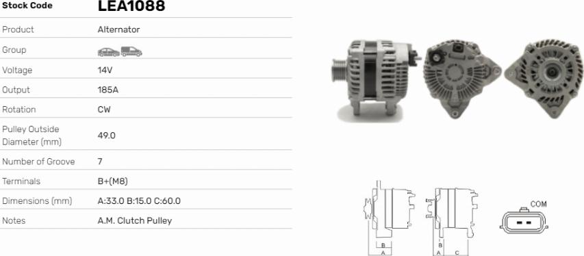 LE Part LEA1088 - Alternateur cwaw.fr