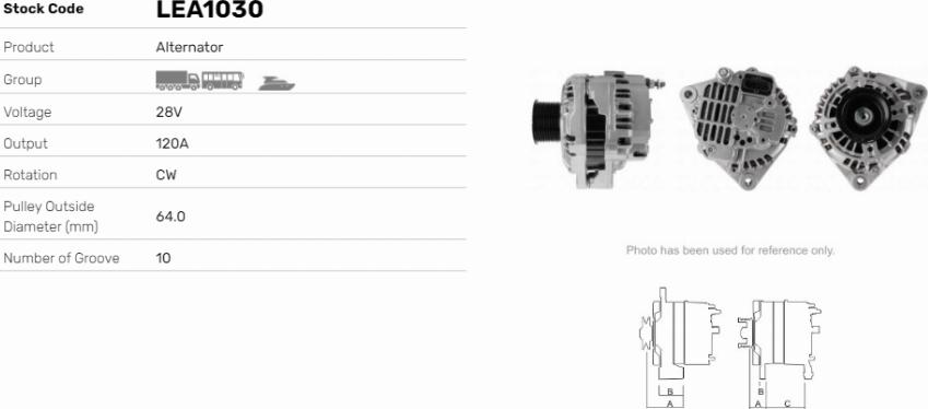 LE Part LEA1030 - Alternateur cwaw.fr