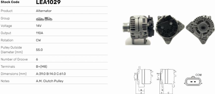 LE Part LEA1029 - Alternateur cwaw.fr