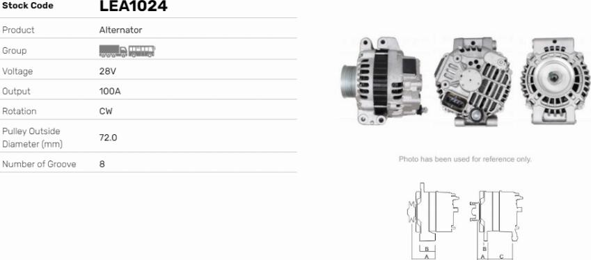 LE Part LEA1024 - Alternateur cwaw.fr