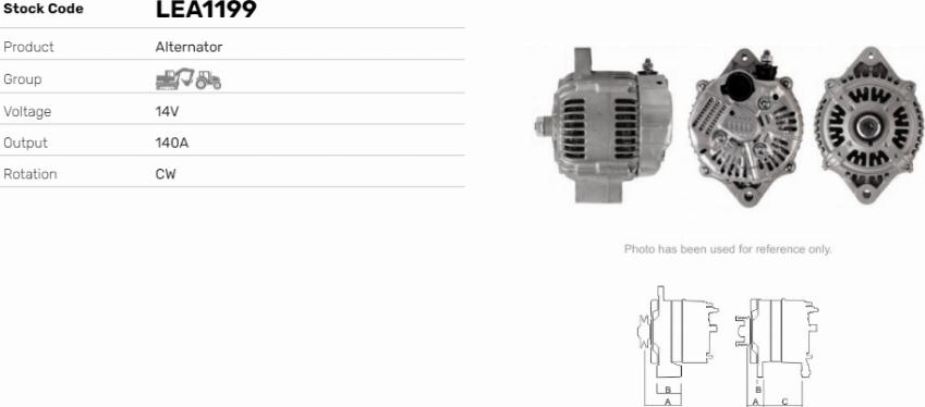 LE Part LEA1199 - Alternateur cwaw.fr
