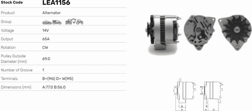 LE Part LEA1156 - Alternateur cwaw.fr