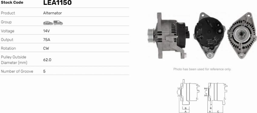 LE Part LEA1150 - Alternateur cwaw.fr