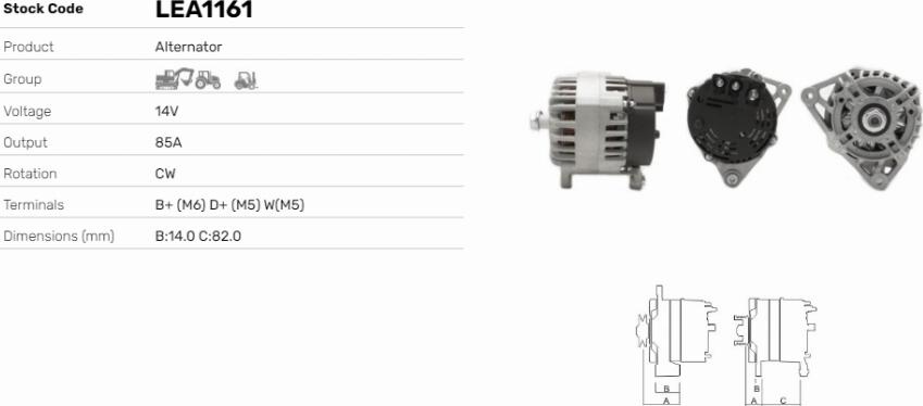 LE Part LEA1161 - Alternateur cwaw.fr