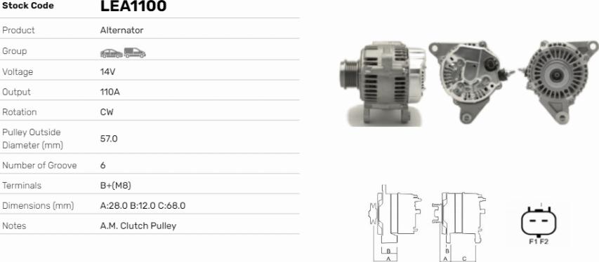 LE Part LEA1100 - Alternateur cwaw.fr