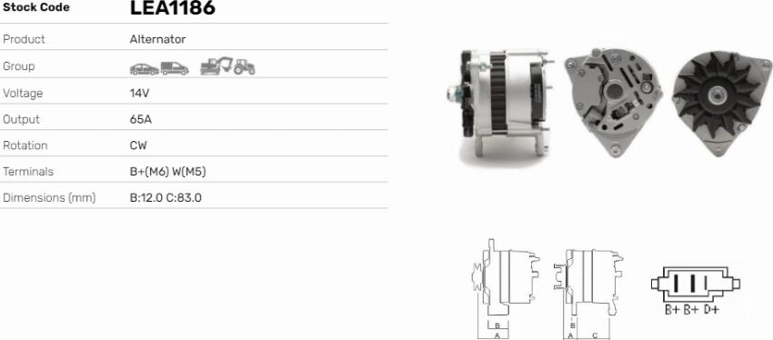 LE Part LEA1186 - Alternateur cwaw.fr