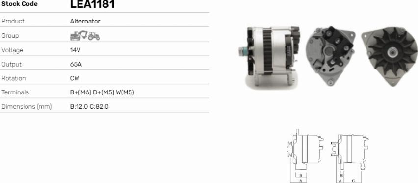 LE Part LEA1181 - Alternateur cwaw.fr