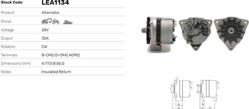 LE Part LEA1134 - Alternateur cwaw.fr