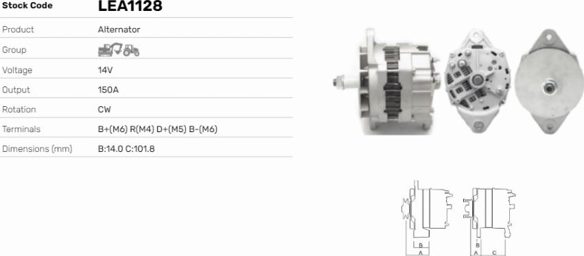 LE Part LEA1128 - Alternateur cwaw.fr