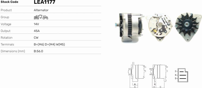 LE Part LEA1177 - Alternateur cwaw.fr