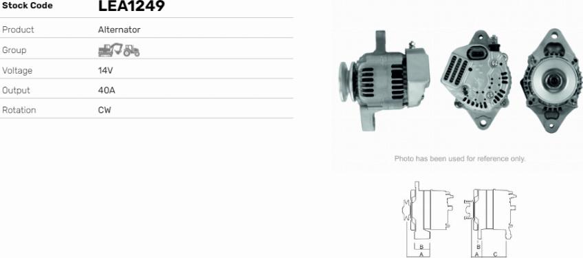 LE Part LEA1249 - Alternateur cwaw.fr