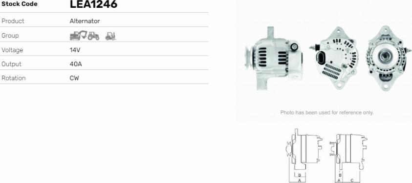 LE Part LEA1246 - Alternateur cwaw.fr