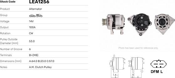 LE Part LEA1256 - Alternateur cwaw.fr