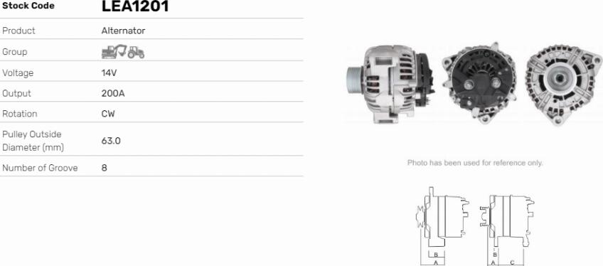 LE Part LEA1201 - Alternateur cwaw.fr